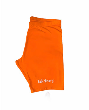Orange Biker shorts